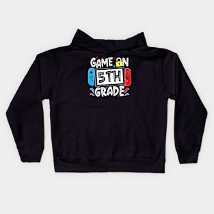 Back To School Game On 5Th Grade Gamer Kids Boys Kids Hoodie